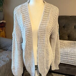 Cozy Cream Knit Cardigan Sweater